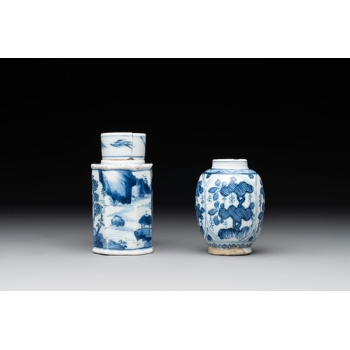 966 - A collection of 22 Chinese blue, white and polychrome wares, Yongzheng and Ruo Shen Zhen Cang mark, ... 