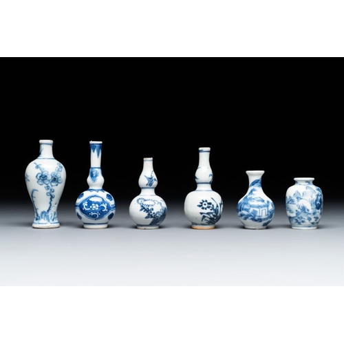 967 - A varied collection of 13 Chinese famille rose, blue and white wares, Transitional period/19th C.Dia... 