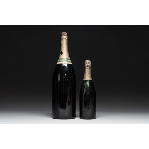 1080 - A jeroboam of Perrier-JouÃ«t champagne from 1947 and a bottle of Veuve Clicquot champagne from 1904H... 