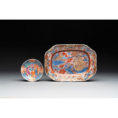 152 - 14 Chinese famille rose and English-decorated wares, Yongzheng/QianlongDim.: 28,8 x 20,6 x 3,2 cm (t... 