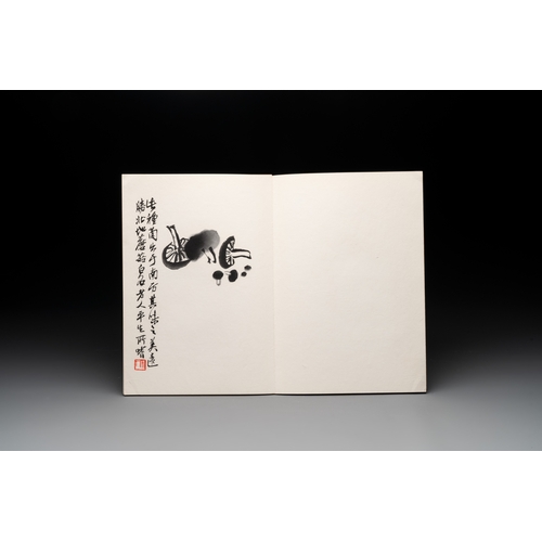 857 - Three albums: Mohan, after Qi Baishi and anonymous, Rong Bao Zhai studio, Beijing, 1952Dim.: 31,7 x ... 