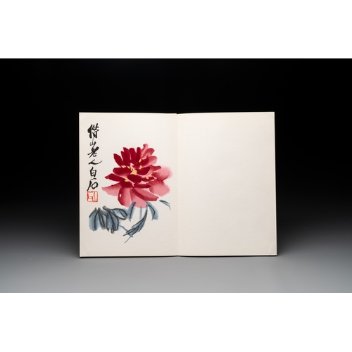 857 - Three albums: Mohan, after Qi Baishi and anonymous, Rong Bao Zhai studio, Beijing, 1952Dim.: 31,7 x ... 