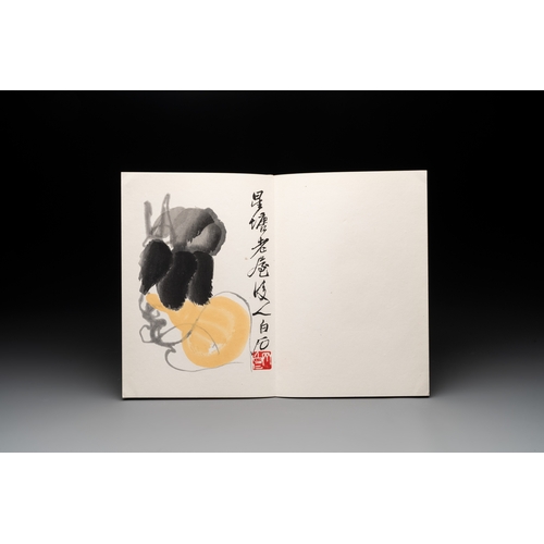 857 - Three albums: Mohan, after Qi Baishi and anonymous, Rong Bao Zhai studio, Beijing, 1952Dim.: 31,7 x ... 