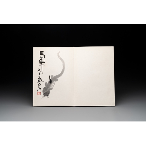 857 - Three albums: Mohan, after Qi Baishi and anonymous, Rong Bao Zhai studio, Beijing, 1952Dim.: 31,7 x ... 