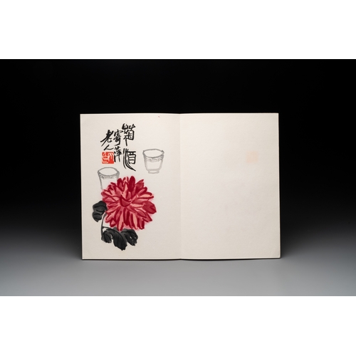 857 - Three albums: Mohan, after Qi Baishi and anonymous, Rong Bao Zhai studio, Beijing, 1952Dim.: 31,7 x ... 