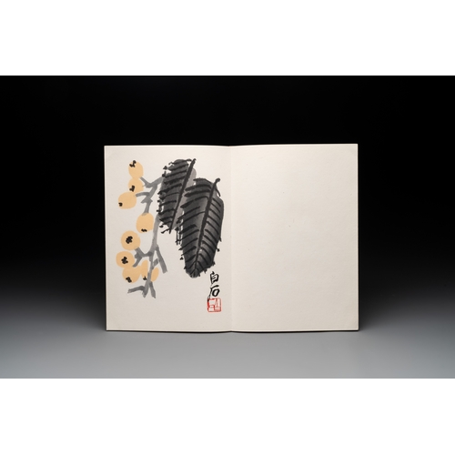 857 - Three albums: Mohan, after Qi Baishi and anonymous, Rong Bao Zhai studio, Beijing, 1952Dim.: 31,7 x ... 