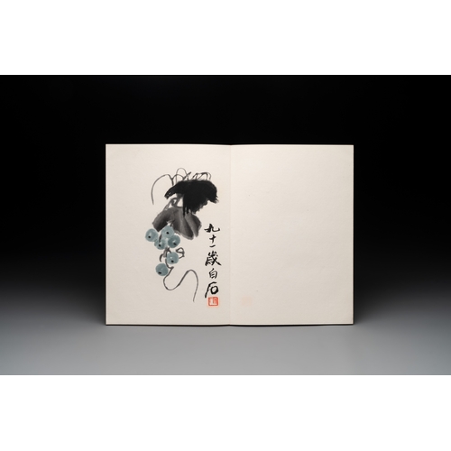 857 - Three albums: Mohan, after Qi Baishi and anonymous, Rong Bao Zhai studio, Beijing, 1952Dim.: 31,7 x ... 