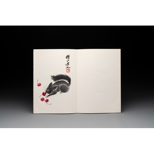 857 - Three albums: Mohan, after Qi Baishi and anonymous, Rong Bao Zhai studio, Beijing, 1952Dim.: 31,7 x ... 