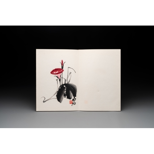 857 - Three albums: Mohan, after Qi Baishi and anonymous, Rong Bao Zhai studio, Beijing, 1952Dim.: 31,7 x ... 