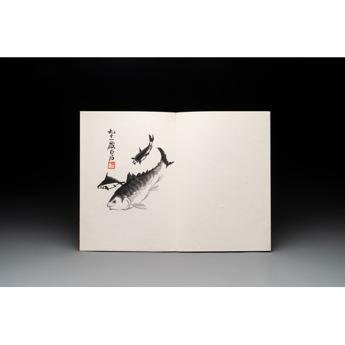 857 - Three albums: Mohan, after Qi Baishi and anonymous, Rong Bao Zhai studio, Beijing, 1952Dim.: 31,7 x ... 