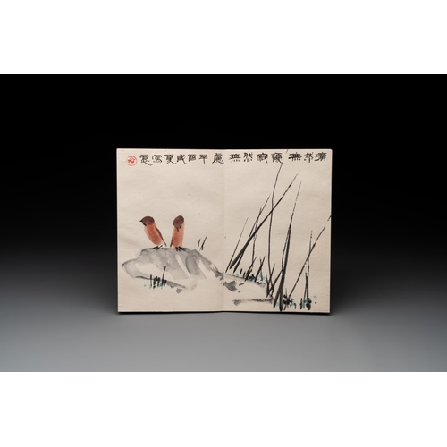 857 - Three albums: Mohan, after Qi Baishi and anonymous, Rong Bao Zhai studio, Beijing, 1952Dim.: 31,7 x ... 