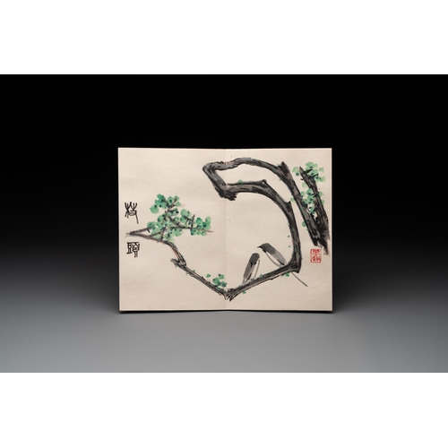 857 - Three albums: Mohan, after Qi Baishi and anonymous, Rong Bao Zhai studio, Beijing, 1952Dim.: 31,7 x ... 