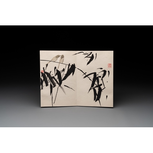 857 - Three albums: Mohan, after Qi Baishi and anonymous, Rong Bao Zhai studio, Beijing, 1952Dim.: 31,7 x ... 