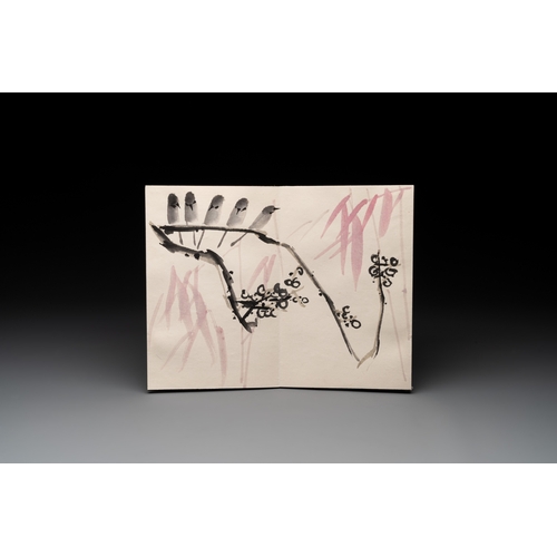 857 - Three albums: Mohan, after Qi Baishi and anonymous, Rong Bao Zhai studio, Beijing, 1952Dim.: 31,7 x ... 