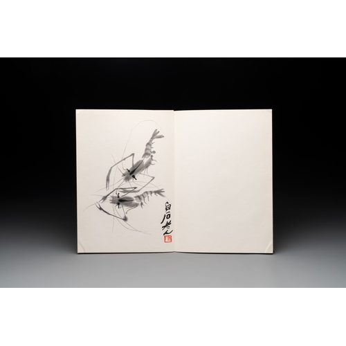 857 - Three albums: Mohan, after Qi Baishi and anonymous, Rong Bao Zhai studio, Beijing, 1952Dim.: 31,7 x ... 