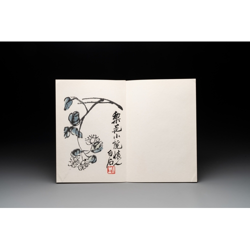 857 - Three albums: Mohan, after Qi Baishi and anonymous, Rong Bao Zhai studio, Beijing, 1952Dim.: 31,7 x ... 