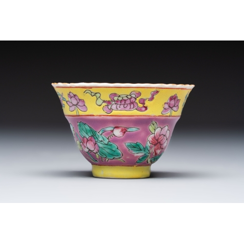 3 - A group of 10 Chinese famille rose wares for the Straits or Peranakan market, various marks, 19/20th... 