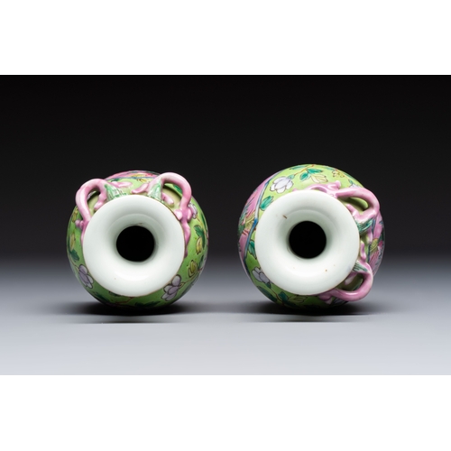 3 - A group of 10 Chinese famille rose wares for the Straits or Peranakan market, various marks, 19/20th... 