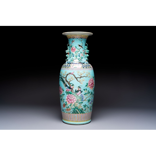 7 - A Chinese famille rose Peranakan-style 'Phoenix' vase, 19th C.H.: 60,7 cm
Condition reports and addi... 