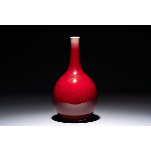 173 - A Chinese langyao-style bottle vase, 19th C.H.: 38 cmCondition reports and additional high-resolutio... 