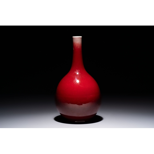 173 - A Chinese langyao-style bottle vase, 19th C.H.: 38 cmCondition reports and additional high-resolutio... 