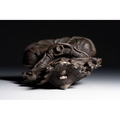 261 - A Chinese bronze figure of Bodhisattva, MingH.: 21 cm 
Weight: 1490 gramsCondition reports and addit... 