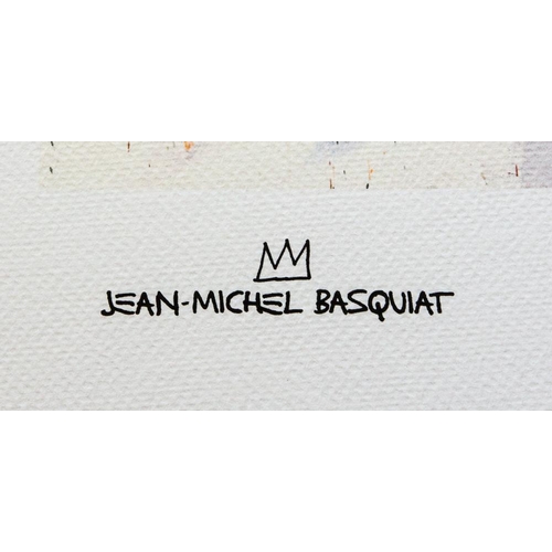 180 - Jean-Michel Basquiat (after) Âuntitled, limited edition 82/100, lithography print, sheet size 50 x ... 