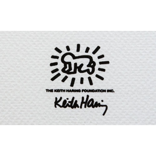 240 - Keith Haring (after) untitled, limited edition of 150, lithography print, sheet size 50 x 70 cm, pla... 