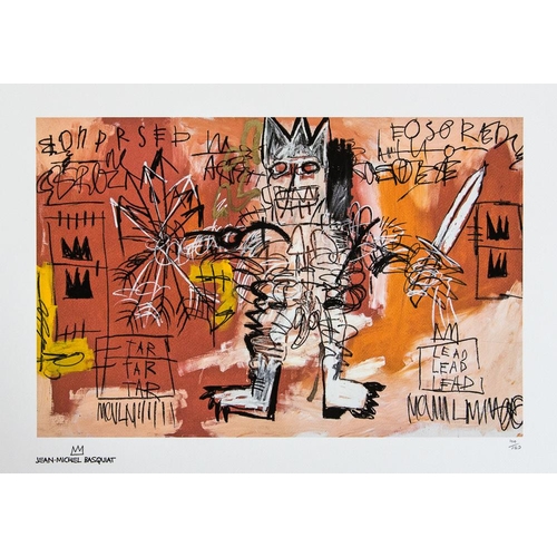 73 - Jean-Michel Basquiat (after) Âuntitled (Tar Tar Tar, Lead Lead Lead) limited edition 100/100, litho... 