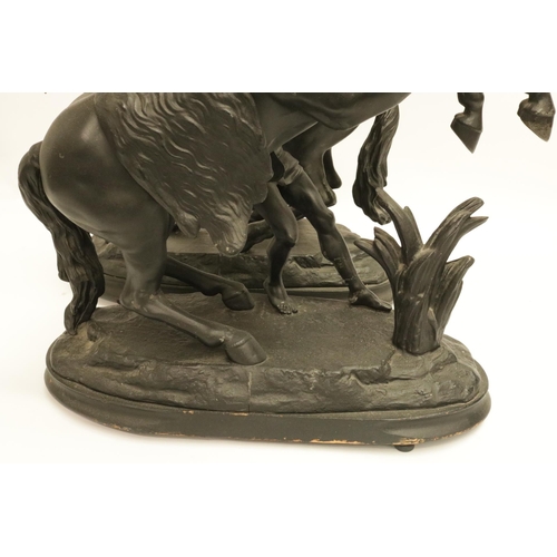 161 - Guillaume Coustou, Cheval de Marly, Spelter C1880 24