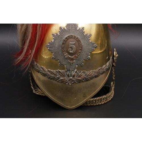 163 - A bit of history in the next item. A Helmet belonging to Major Herbert Hoare. On the 2nd May 1885, t... 