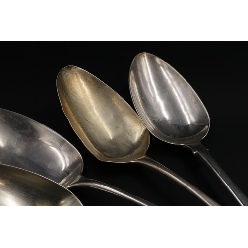 174 - Four Silver Dessert Spoons with Exeter Hallmark 1860 - 240 grams