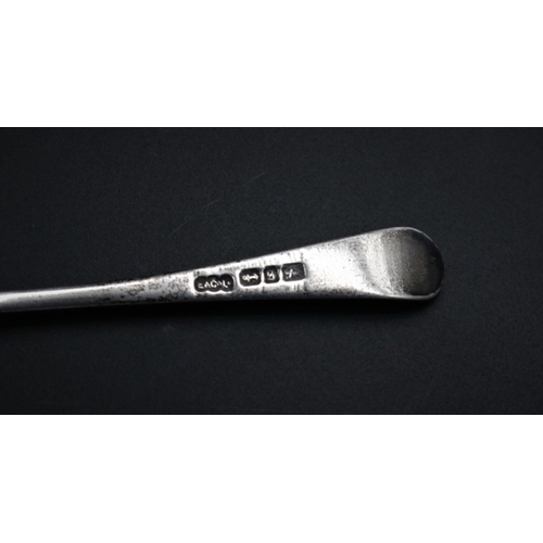 319 - 1850s Silver Spoon plus Mustard Spoon 70 grams.