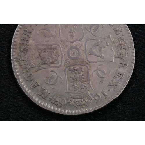 68 - Charles II Shilling 1663 (Good Detail)