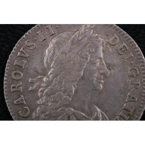 68 - Charles II Shilling 1663 (Good Detail)