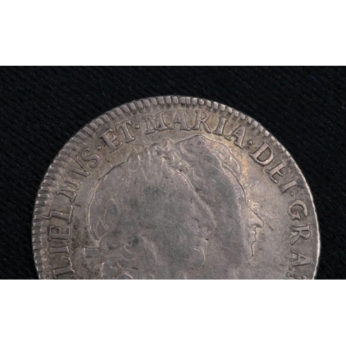 72 - William & Mary Shilling Circa 1600's