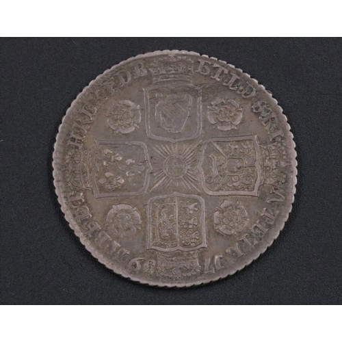 80 - George II Shilling 1739 Roses & Plumes