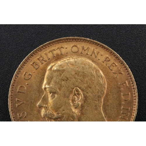 100 - 1913 George V Gold Half Sovereign