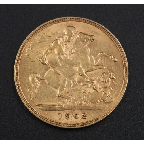 101 - 1902 Gold Half Sovereign George V