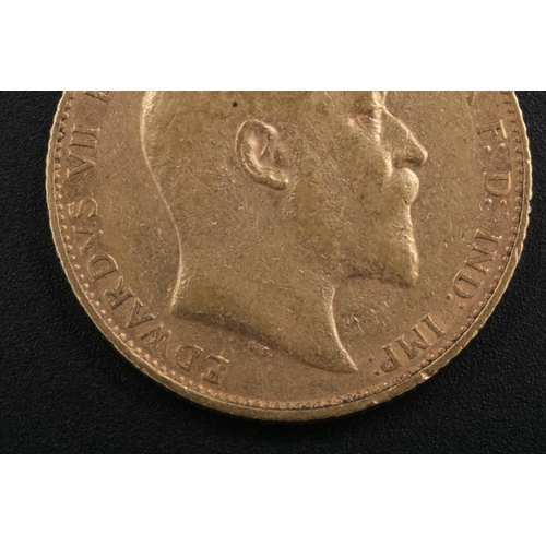 103 - 1906 Edward VII Gold Full Sovereign - 7.96Grams