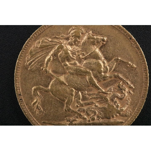 103 - 1906 Edward VII Gold Full Sovereign - 7.96Grams