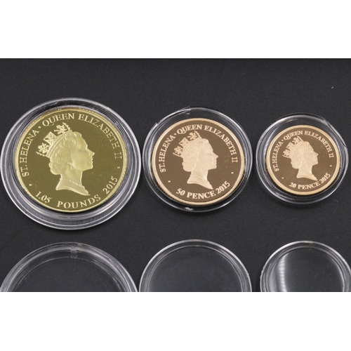 105 - 22CT Gold Guinea Proof Set - Longest Reigning Monarch 2015 - Limited Edition of 200, including a 1 G... 