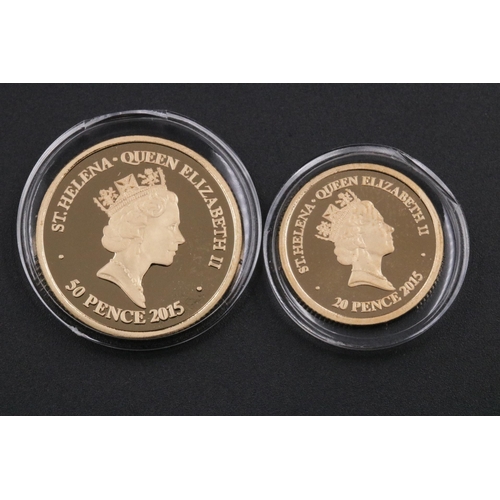 105 - 22CT Gold Guinea Proof Set - Longest Reigning Monarch 2015 - Limited Edition of 200, including a 1 G... 