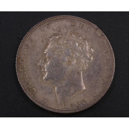 109 - George IV Sixpence 1826