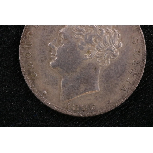 109 - George IV Sixpence 1826