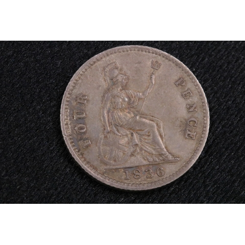 111 - William IV Sixpence 1831 plus Groat 1836