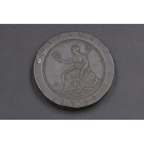 112 - George III Cartwheel 2 Pence 1797