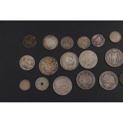 117 - Small Silver Coins and a few Dutch East India Company - 23 in total