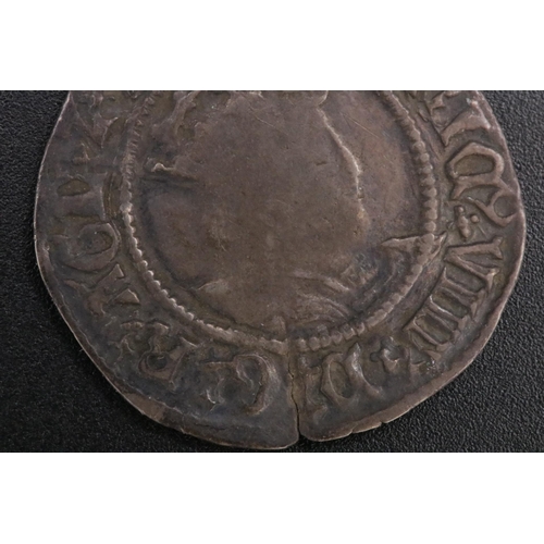 120 - Henry VIII Half Groat of Canterbury