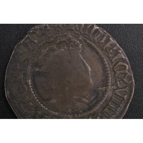 120 - Henry VIII Half Groat of Canterbury